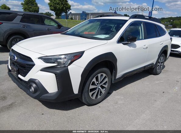4S4BTACC0P3116444 2023 SUBARU OUTBACK Белый Передняя левая четверть