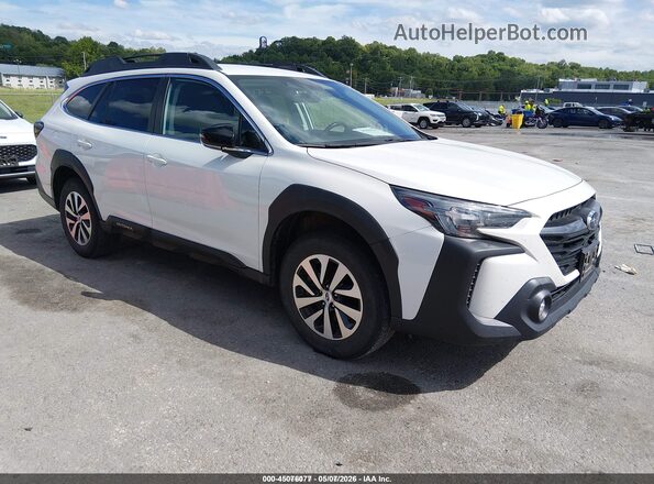 4S4BTACC0P3116444 2023 SUBARU OUTBACK Белый Передняя правая четверть