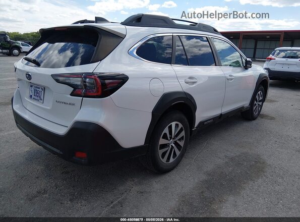 4S4BTACC0P3116444 2023 SUBARU OUTBACK Белый Задняя правая четверть
