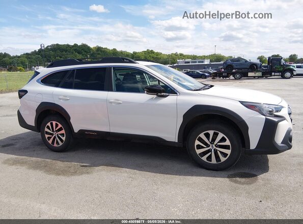 4S4BTACC0P3116444 2023 SUBARU OUTBACK Белый Вид задней части салона