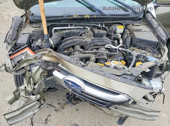 4S4BTACC2L3113247 2020 SUBARU OUTBACK Green Engine compartment view