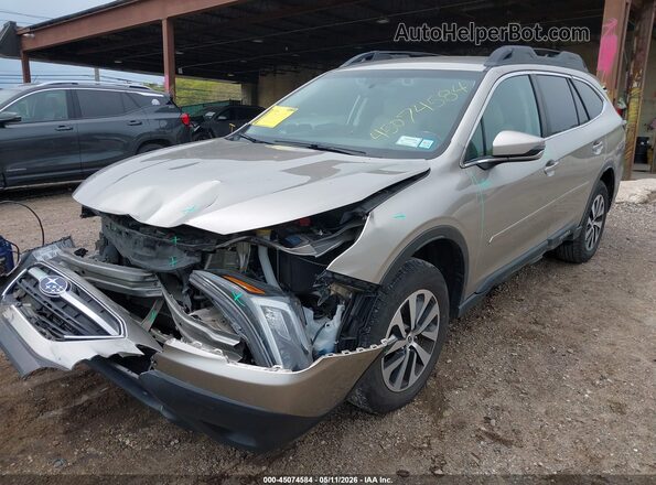 4S4BTACC3L3156270 2020 SUBARU OUTBACK Желто-коричневый Передняя левая четверть