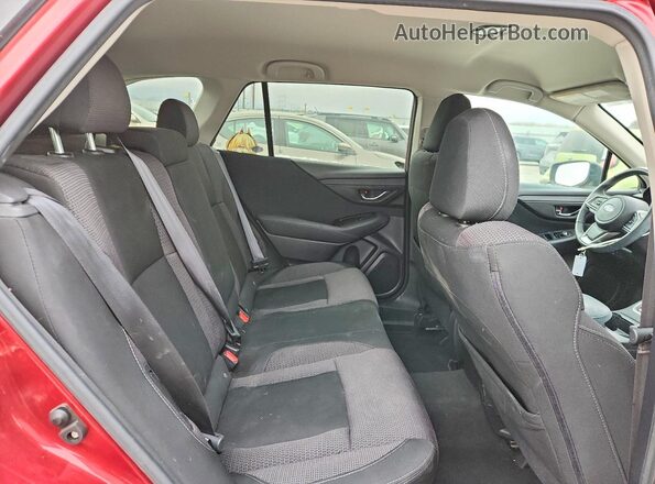 4S4BTACC3L3203359 2020 SUBARU OUTBACK Burgundy Rear interior view