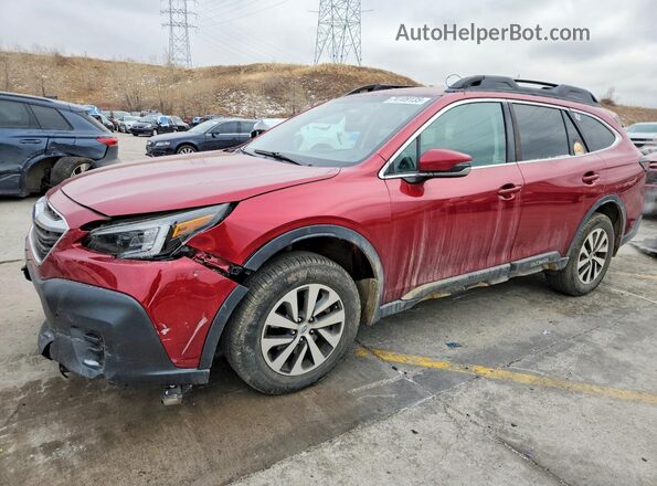 4S4BTACC3L3203359 2020 SUBARU OUTBACK Burgundy Front left