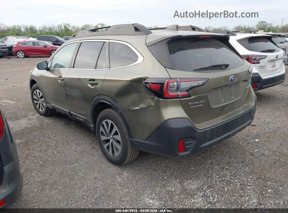 4S4BTACC3N3100591 2022 SUBARU OUTBACK Зеленый Задняя левая четверть
