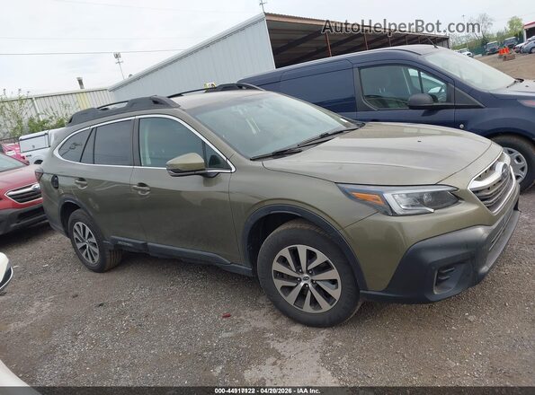 4S4BTACC3N3100591 2022 SUBARU OUTBACK Зеленый Панорамный вид салона 360°