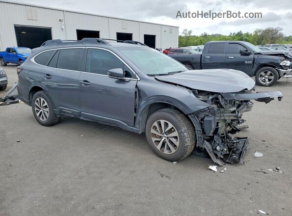 4S4BTACC4M3188355 2021 SUBARU OUTBACK Серый Передняя правая четверть