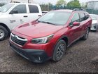 2022 Subaru Outback Premium Maroon vin: 4S4BTACC4N3101152
