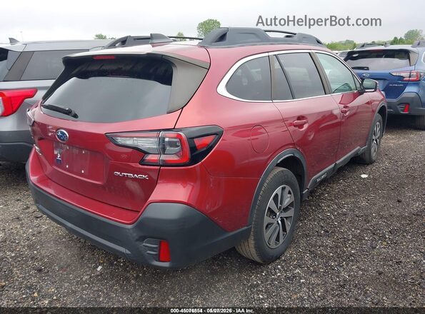 4S4BTACC4N3101152 2022 SUBARU OUTBACK Maroon Tył prawy