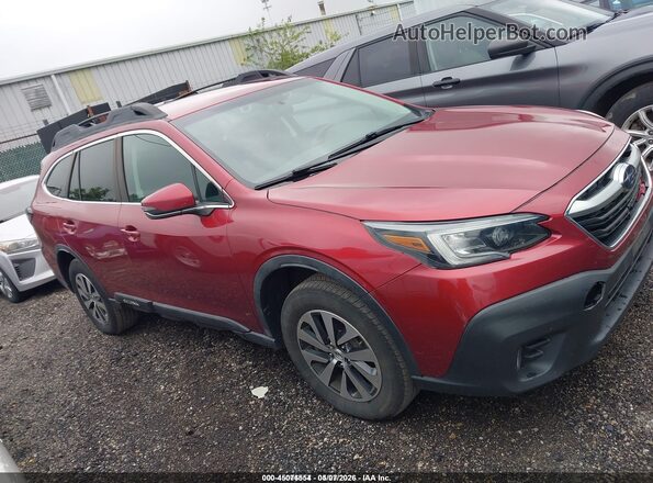 4S4BTACC4N3101152 2022 SUBARU OUTBACK Maroon Widok wnętrza z tyłu