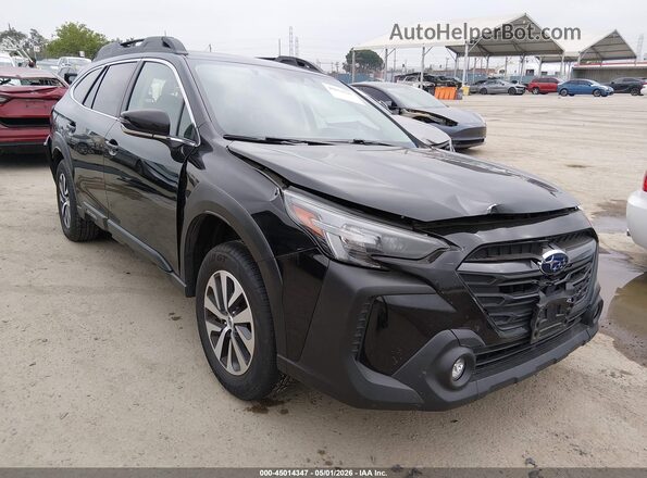 4S4BTACC4S3205846 2025 SUBARU OUTBACK Черный Передняя правая четверть