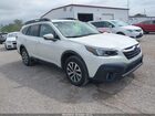 2020 Subaru Outback Premium White vin: 4S4BTACC5L3193076