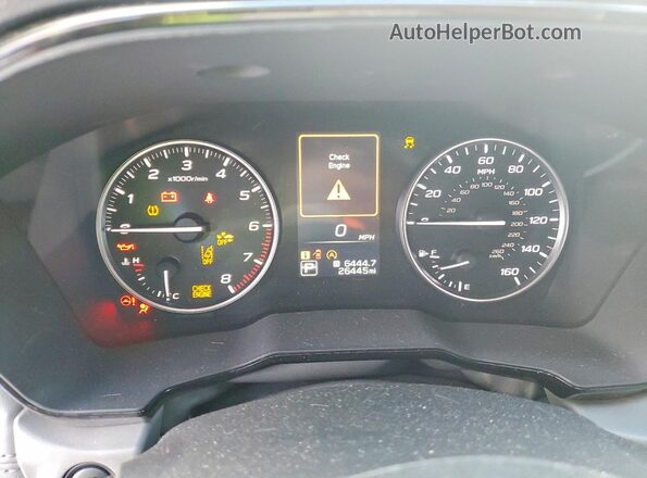 4S4BTACC7P3153247 2023 SUBARU OUTBACK Синий Вид щитка приборов