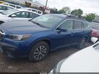2022 Subaru Outback Premium Blue vin: 4S4BTACC9N3101373