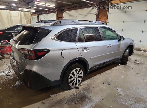 4S4BTADC0M3214710 2021 SUBARU OUTBACK Серебряный Задняя правая четверть