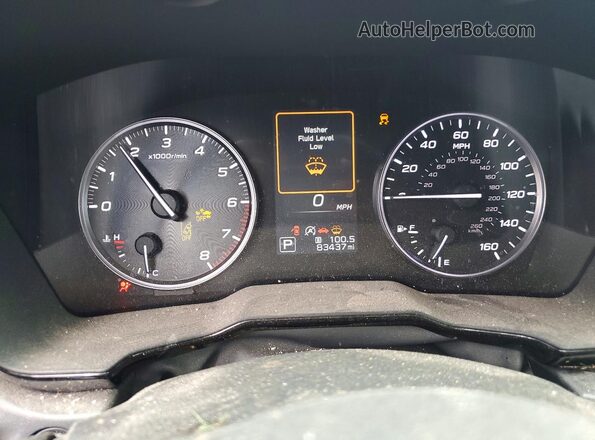 4S4BTADC3M3197420 2021 SUBARU OUTBACK Синий Вид щитка приборов