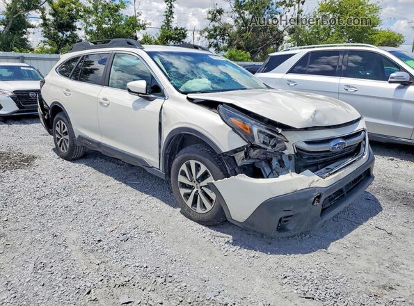 4S4BTADC3N3229140 2022 SUBARU OUTBACK Белый Передняя правая четверть