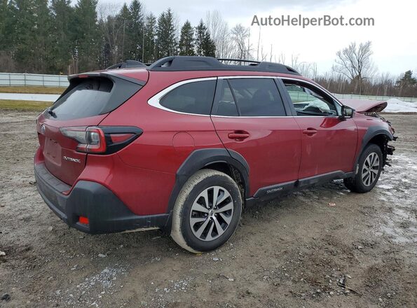 4S4BTADC3R3125639 2024 SUBARU OUTBACK Красный Задняя правая четверть