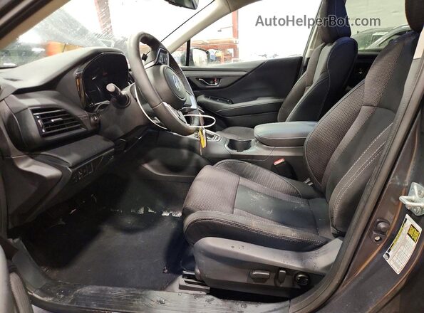 4S4BTADC3S3303376 2025 SUBARU OUTBACK Gray Widok wnętrza z przodu