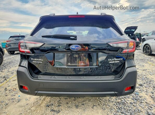 4S4BTADC4P3223110 2023 SUBARU OUTBACK Black Widok z tyłu