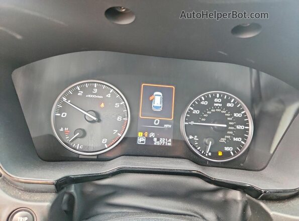 4S4BTADC4P3223110 2023 SUBARU OUTBACK Black Widok zestawu wskaźników