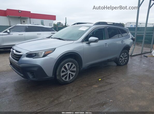4S4BTADC5M3229459 2021 SUBARU OUTBACK Light Blue Передняя левая четверть