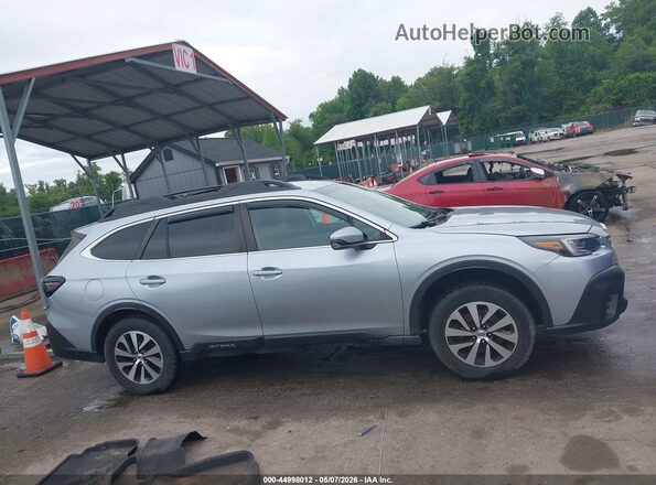 4S4BTADC5M3229459 2021 SUBARU OUTBACK Light Blue Вид задней части салона