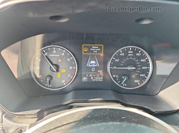 4S4BTADC6M3112733 2021 SUBARU OUTBACK Синий Вид щитка приборов