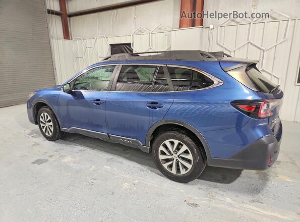 4S4BTADC7N3231845 2022 SUBARU OUTBACK Синий Задняя левая четверть