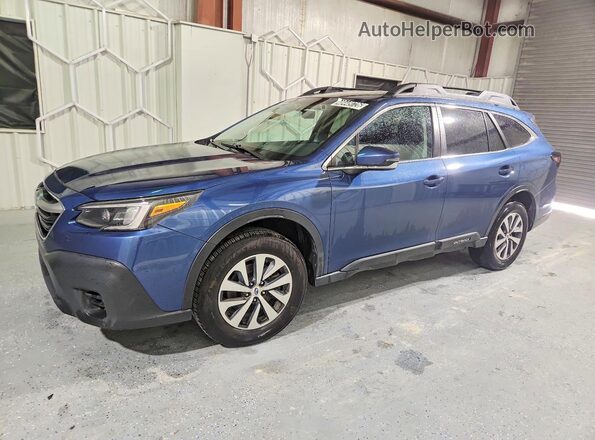 4S4BTADC7N3231845 2022 SUBARU OUTBACK Синий Передняя левая четверть