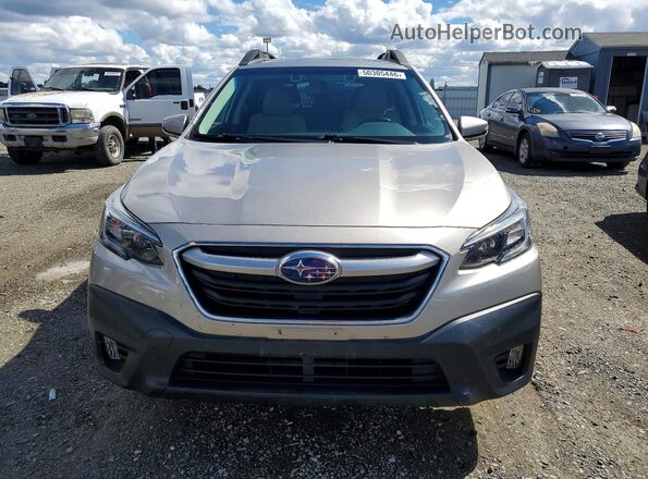 4S4BTAEC0L3131971 2020 SUBARU OUTBACK Silver Вид спереду