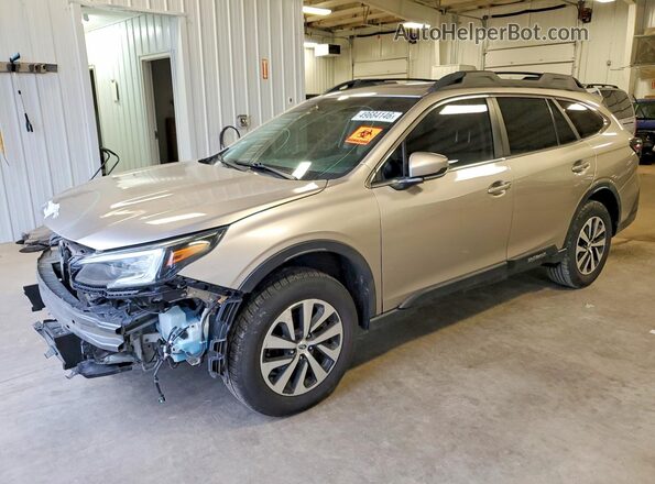 4S4BTAEC2L3126318 2020 SUBARU OUTBACK Tan Передня ліва чверть