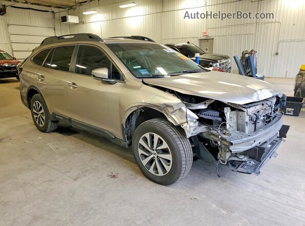 4S4BTAEC2L3126318 2020 SUBARU OUTBACK Tan Передня права чверть