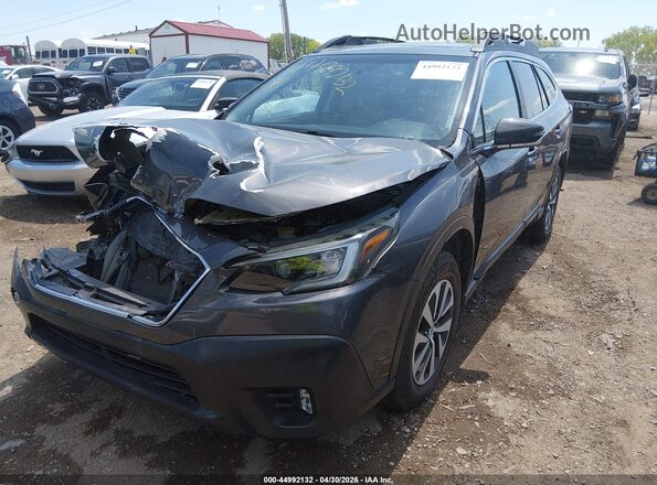 4S4BTAEC2L3172232 2020 SUBARU OUTBACK Gray Przód lewy