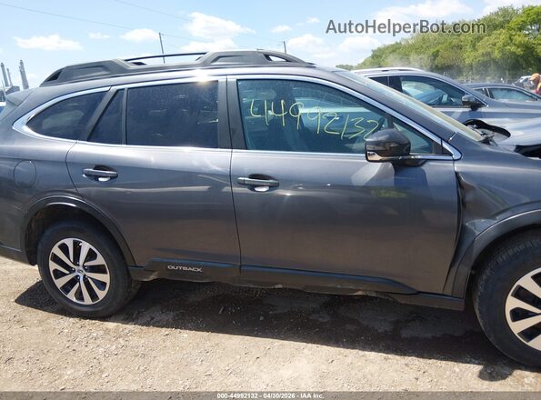 4S4BTAEC2L3172232 2020 SUBARU OUTBACK Gray Widok wnętrza z tyłu