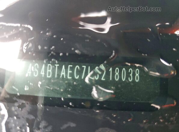 4S4BTAEC7L3218038 2020 SUBARU OUTBACK Gray Vista de la etiqueta del VIN