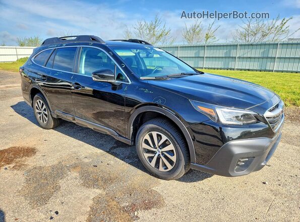 4S4BTAEC8L3201040 2020 SUBARU OUTBACK Черный Передняя правая четверть