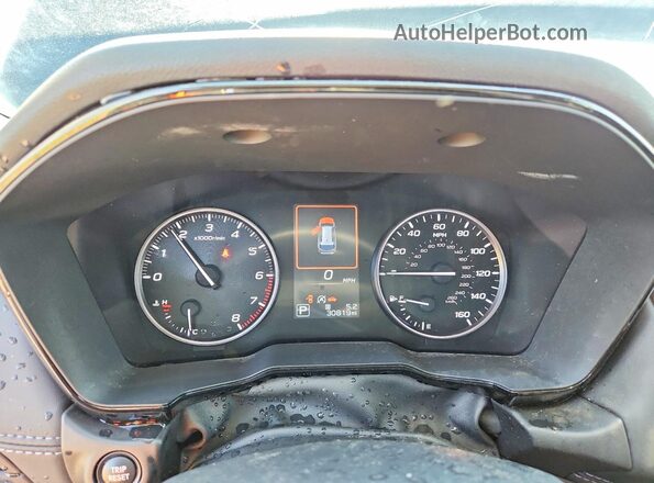 4S4BTAEC8L3201040 2020 SUBARU OUTBACK Черный Вид щитка приборов