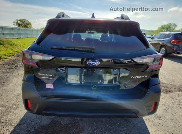 4S4BTAEC8L3201040 2020 SUBARU OUTBACK Черный Вид сзади
