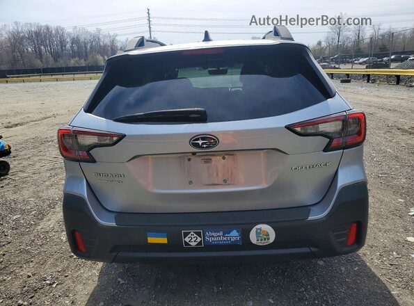 4S4BTAECXL3177470 2020 SUBARU OUTBACK Серебряный Вид сзади