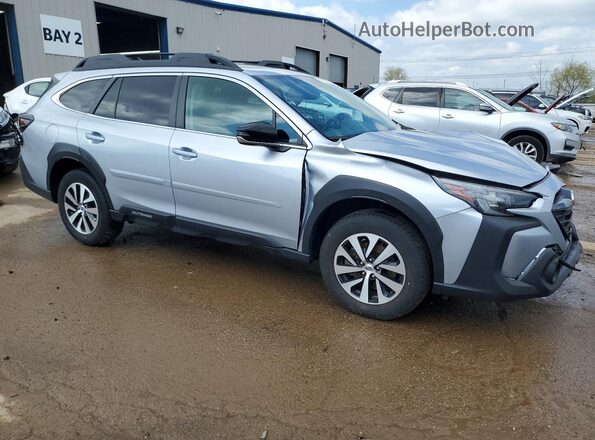 4S4BTAFC1R3300838 2024 SUBARU OUTBACK Серебряный Передняя правая четверть