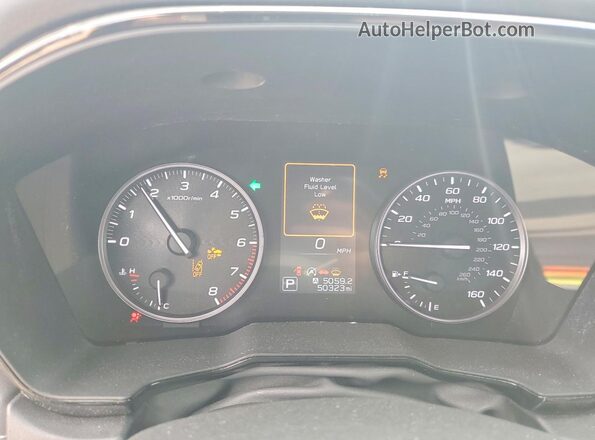 4S4BTAFC3N3231659 2022 SUBARU OUTBACK Gray Widok zestawu wskaźników