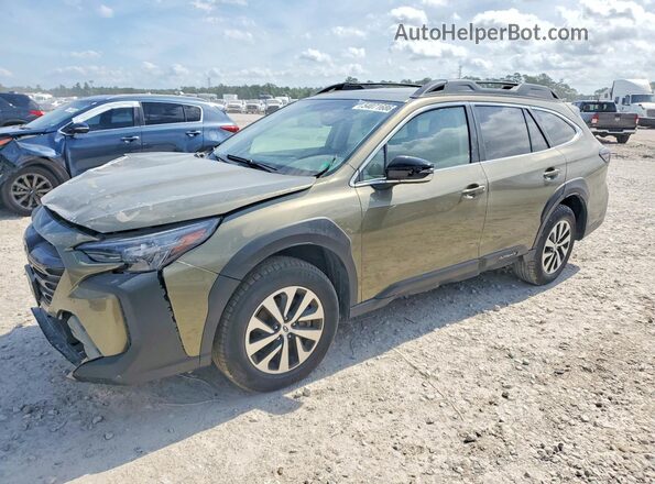 4S4BTAFC3S3138376 2025 SUBARU OUTBACK Зеленый Передняя левая четверть