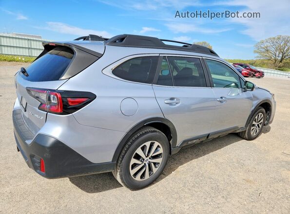 4S4BTAFC4N3246025 2022 SUBARU OUTBACK Серебряный Задняя правая четверть