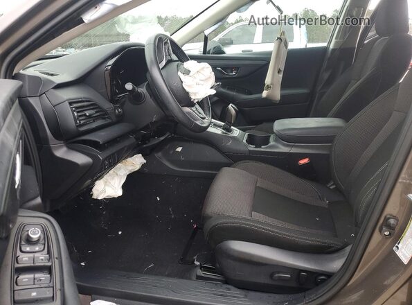 4S4BTAFC4R3249545 2024 SUBARU OUTBACK Gray Widok wnętrza z przodu