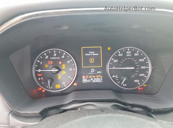 4S4BTAFC4R3249545 2024 SUBARU OUTBACK Gray Widok zestawu wskaźników