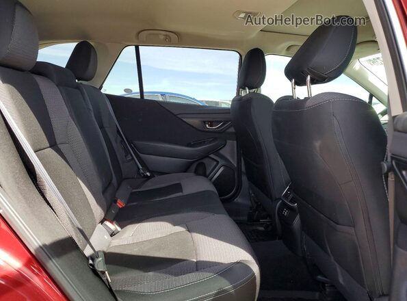 4S4BTAFC4S3165893 2025 SUBARU OUTBACK Красный Вид задней части салона