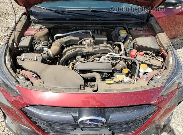 4S4BTAFC4S3165893 2025 SUBARU OUTBACK Красный Вид подкапотного пространства