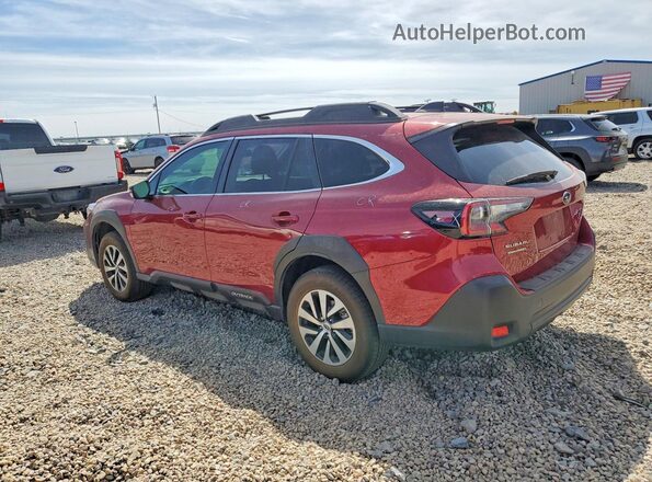 4S4BTAFC4S3165893 2025 SUBARU OUTBACK Красный Задняя левая четверть