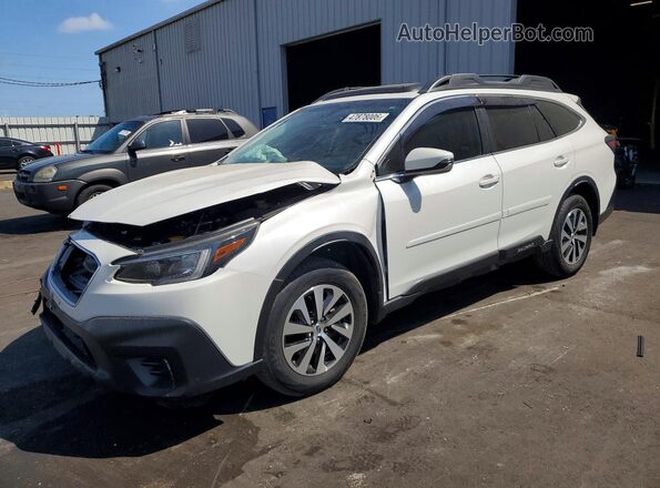 4S4BTAFC5N3203734 2022 SUBARU OUTBACK Белый Передняя левая четверть